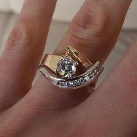 Freeform Fusion Gold Ring