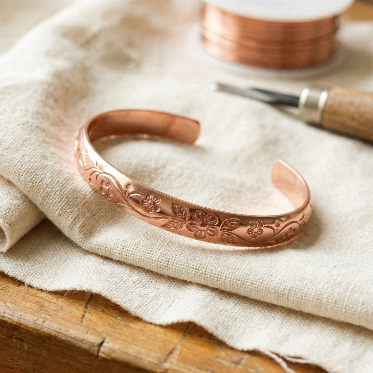 Sue & Georgie's Bloom Copper Bracelet