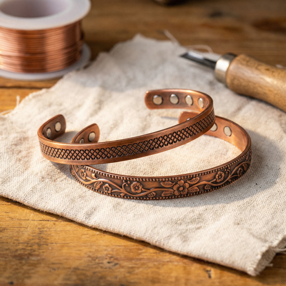 Sue & Georgie's Forge Copper Set