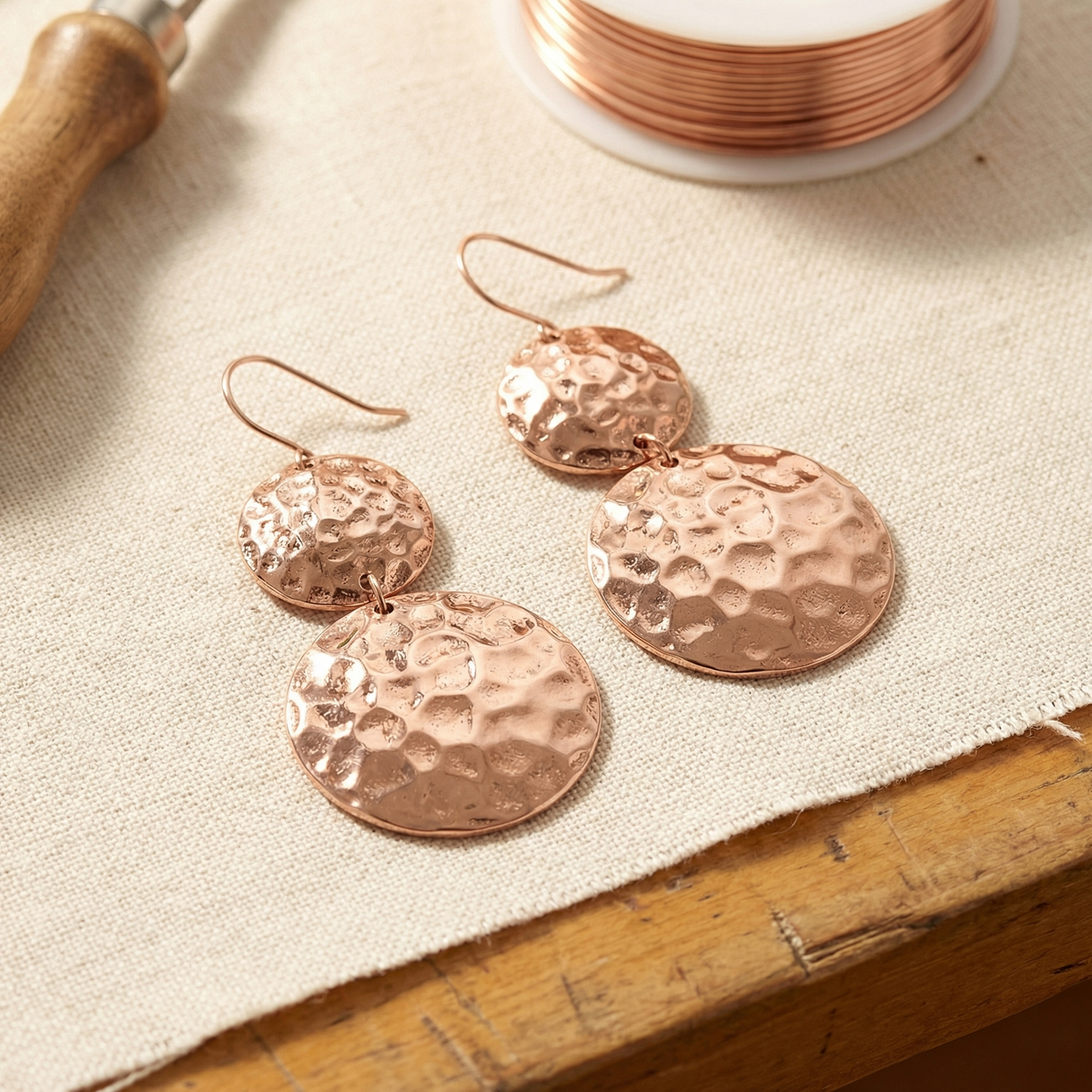 Sue & Georgie's Solstice Copper Earrings