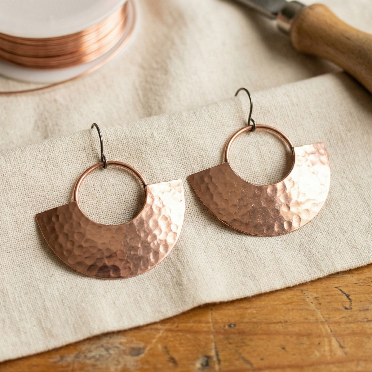 Sue & Georgie's Sol Copper Earrings