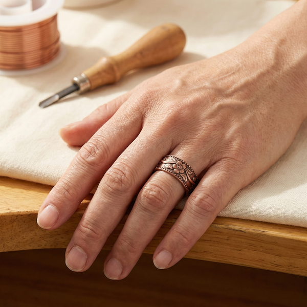 Sue & Georgie's Petal Copper Ring