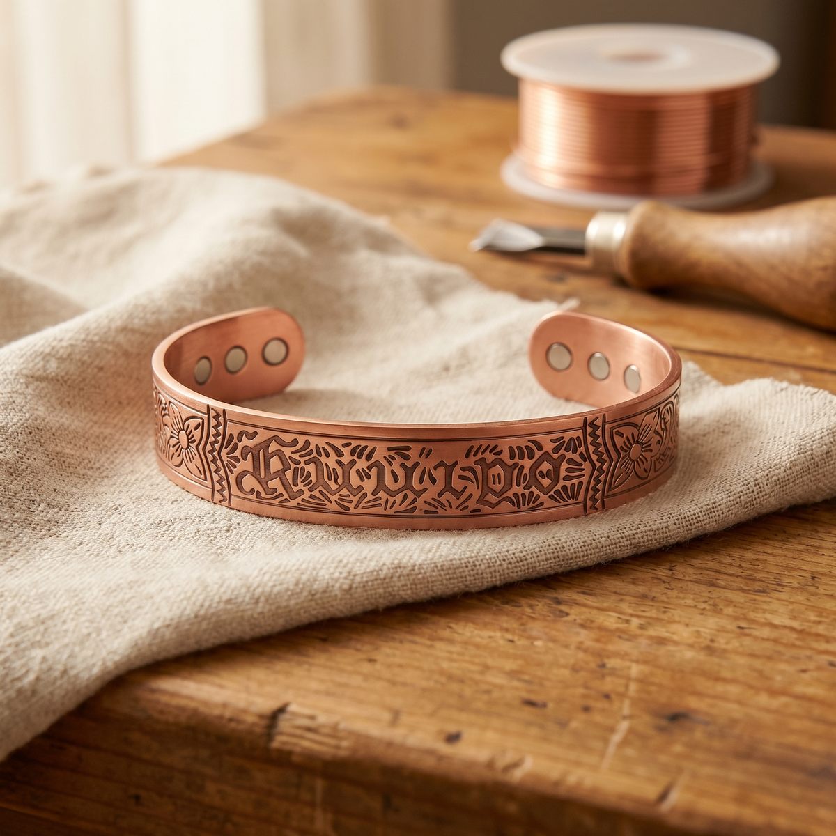 Sue & Georgie's Drift Copper Bracelet