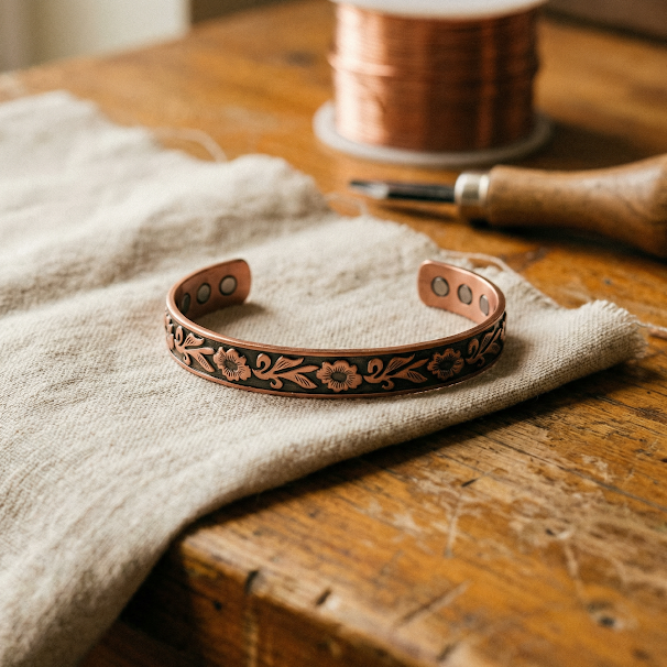 Sue & Georgie's Vine Copper Bracelet