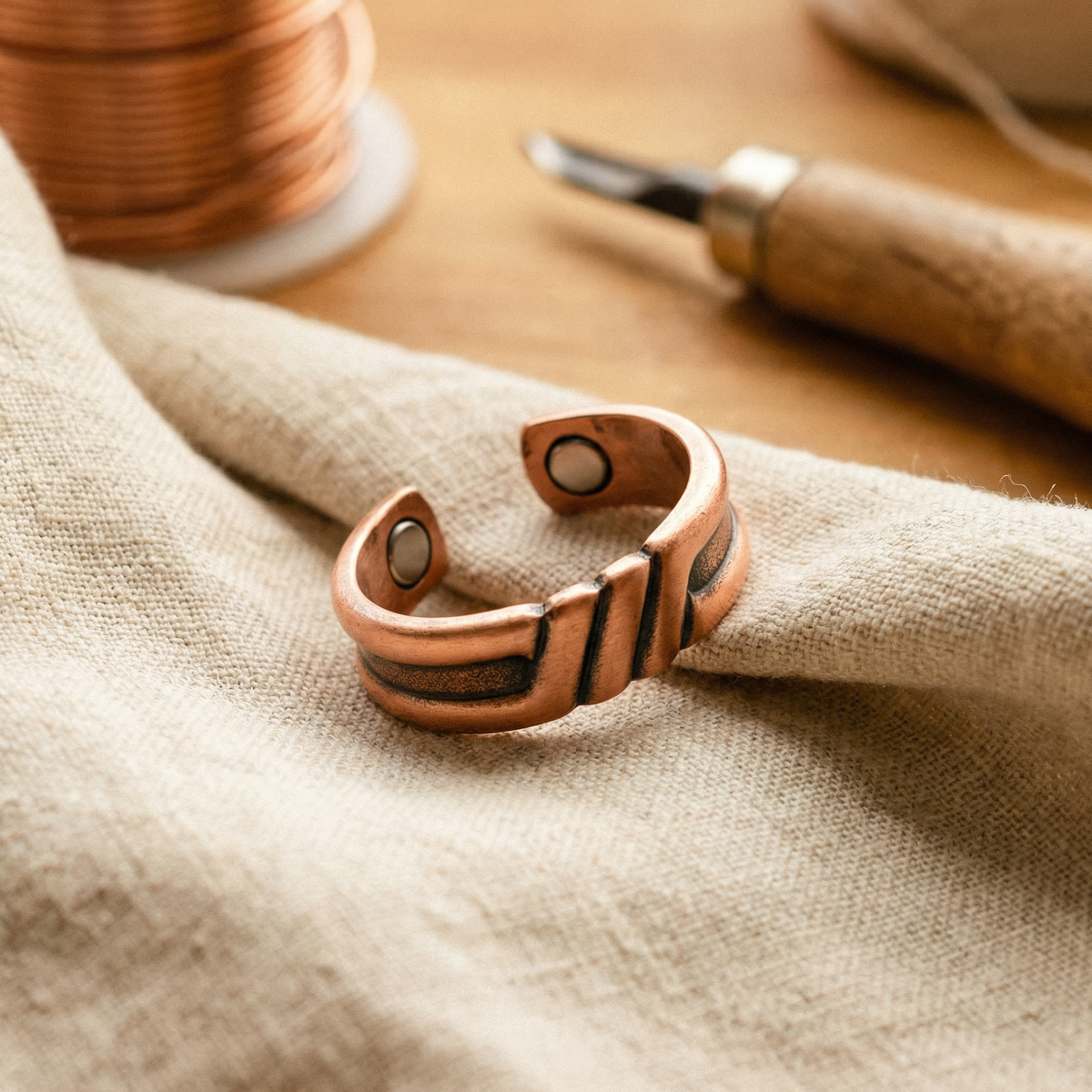 Sue & Georgie's Peat Copper Ring