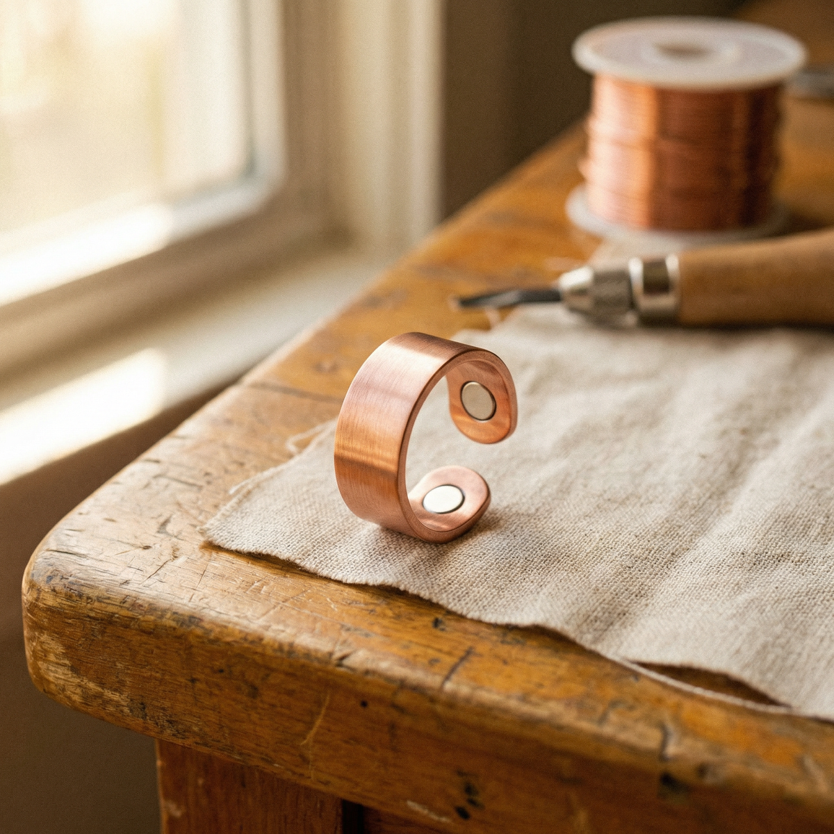 Sue & Georgie's Weld Copper Ring