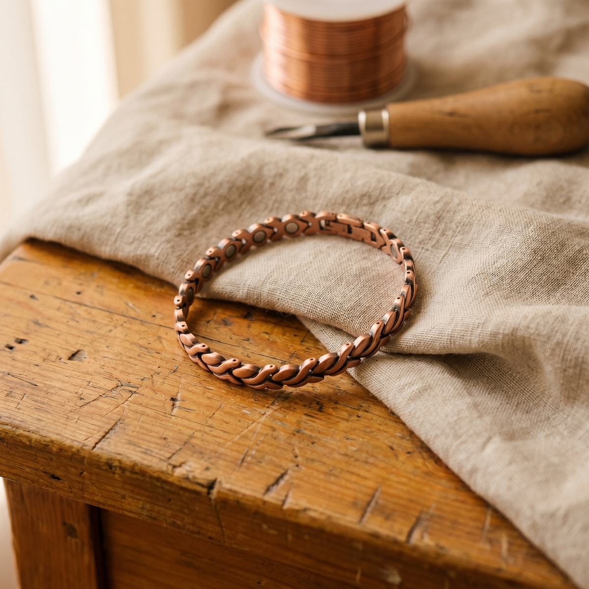 ASue & Georgie's Dune Copper Anklet