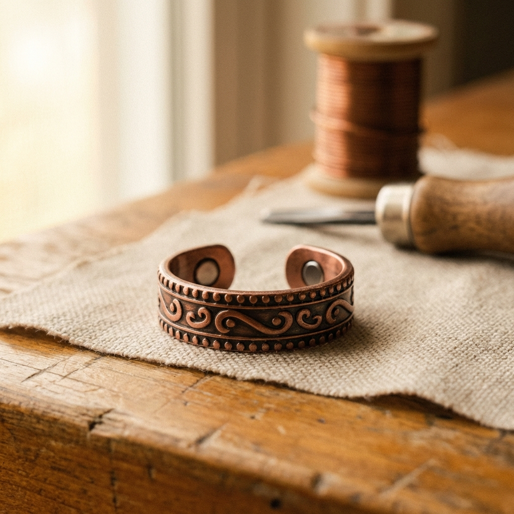 Sue & Georgie's Fern Copper Ring