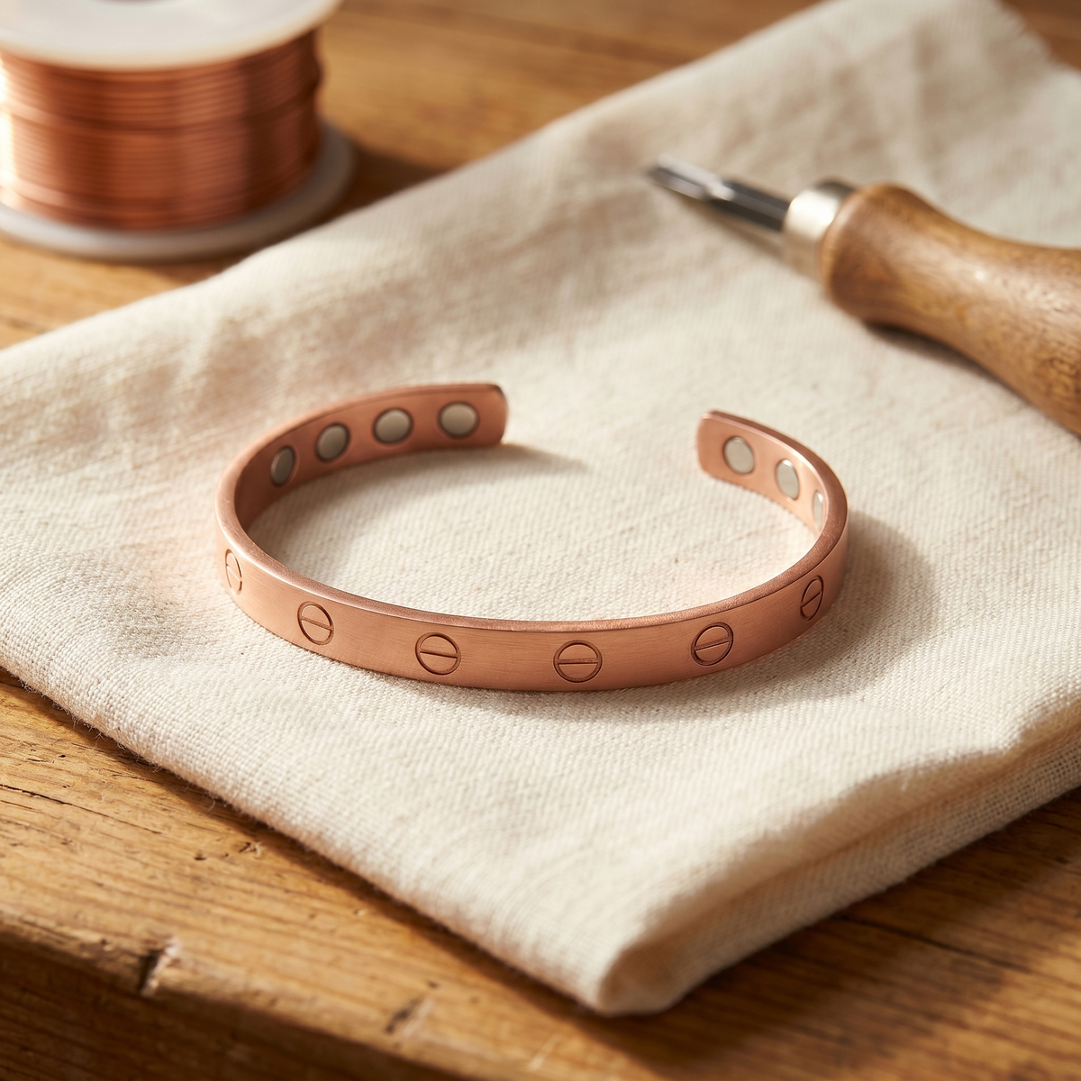 Sue & Georgie's Bolt Copper Bracelet