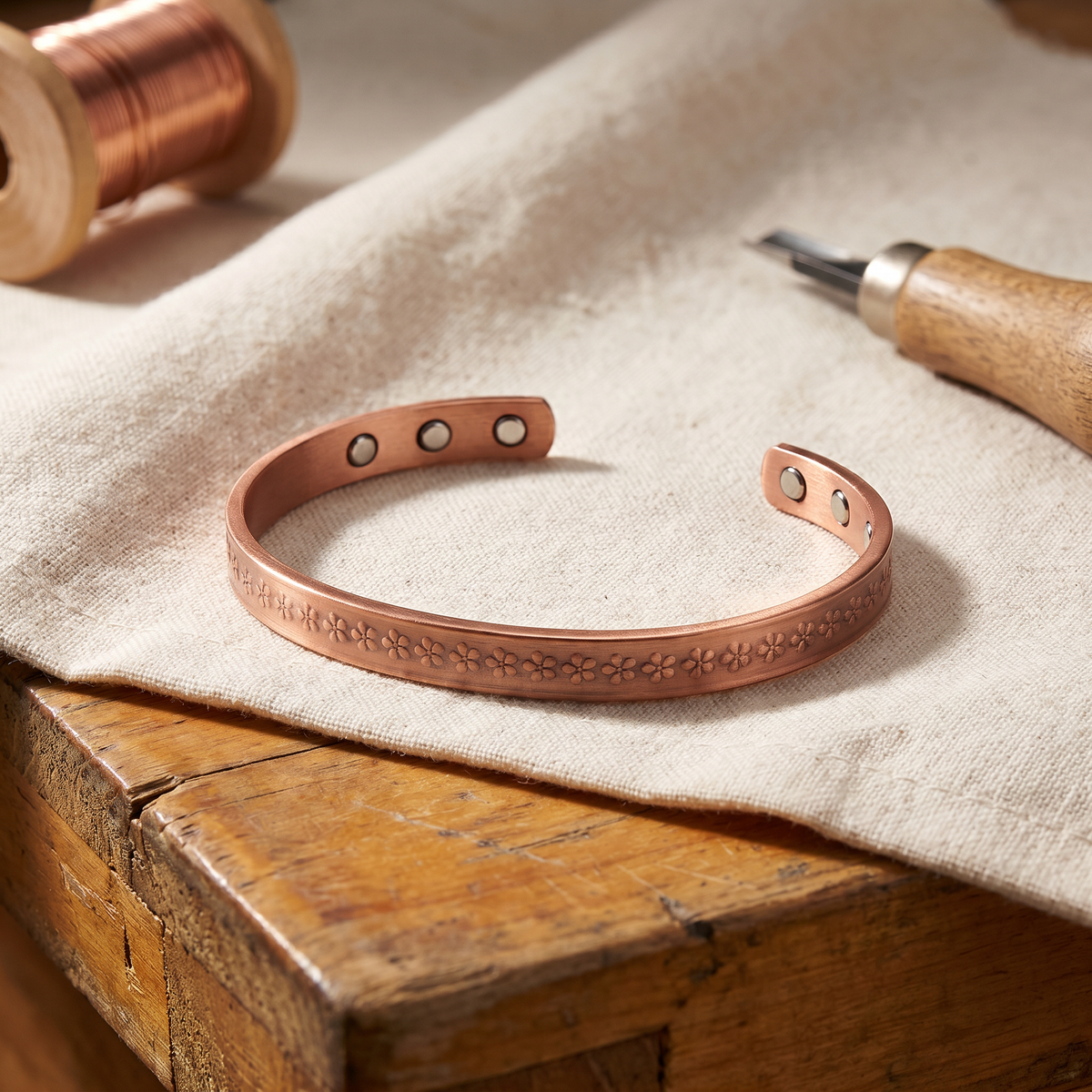 Sue & Georgie's Loch Copper Bracelet