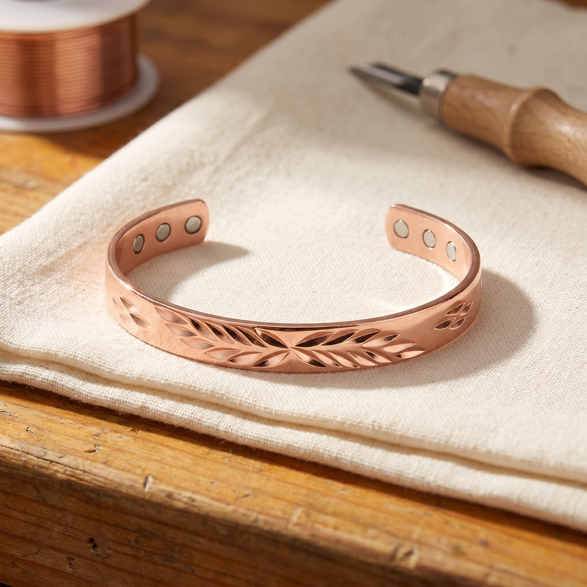 Sue & Georgie's Lunar Copper Bracelet