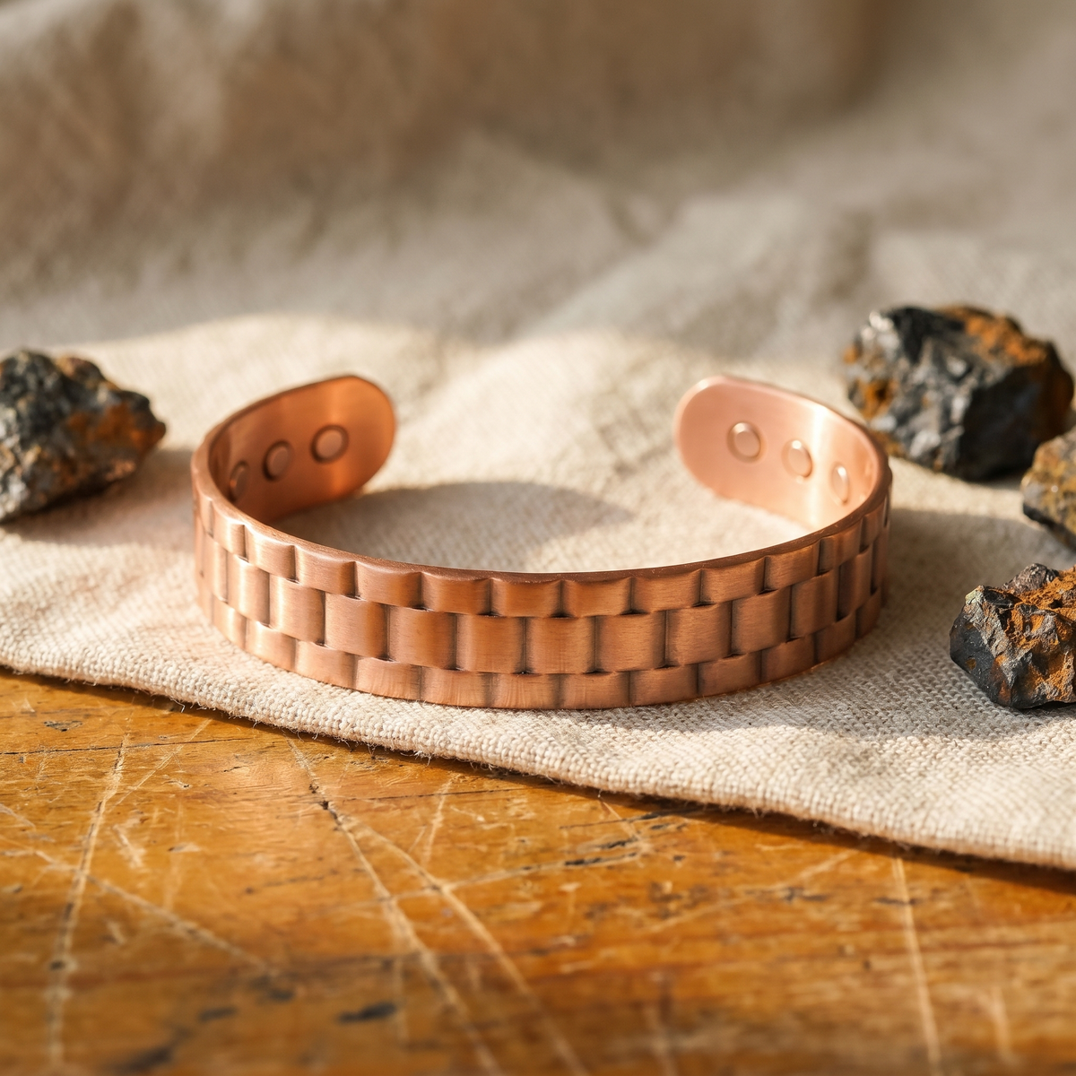 Sue & Georgie's Ore Men's Copper Bracelet