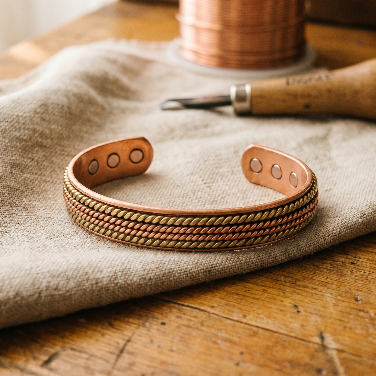 Sue & Georgie'sForge Copper Bracelet