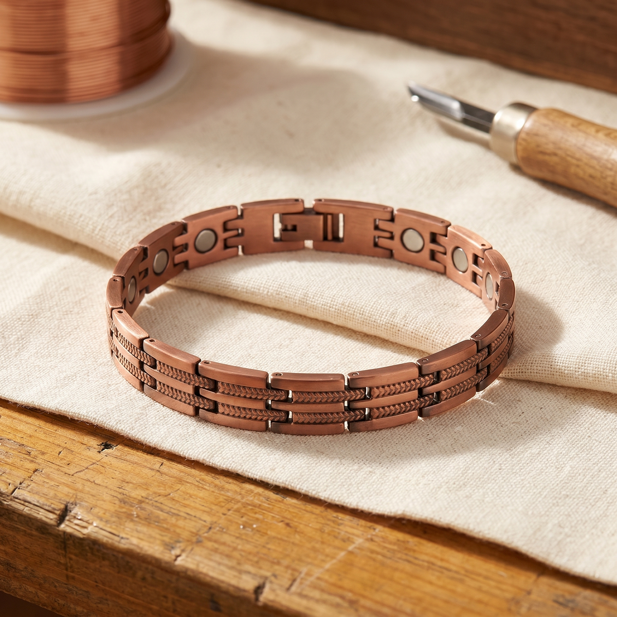 Sue & Georgie's Pike Men's Copper Bracelet