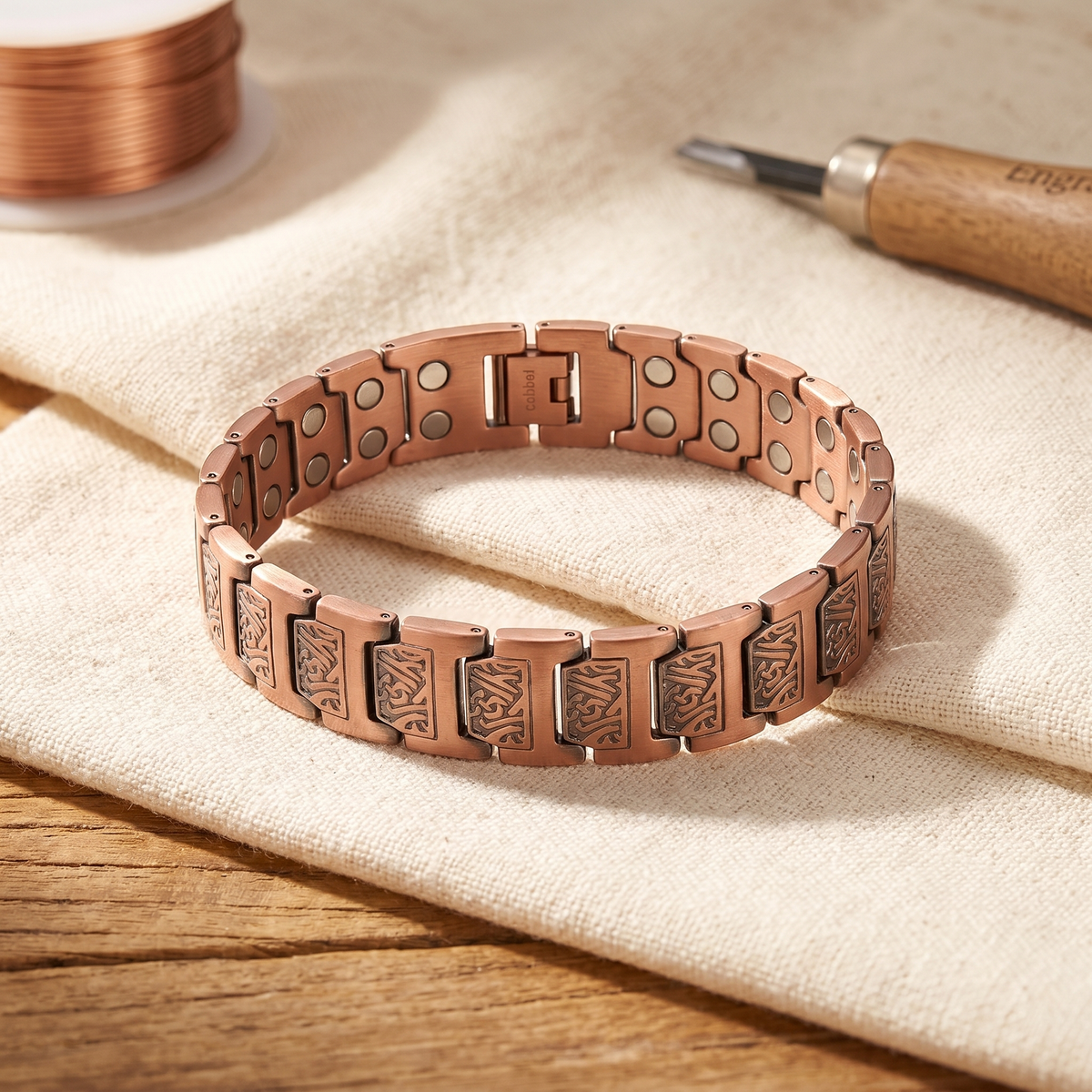 Sue & Georgie's Glen Men's Copper Bracelet