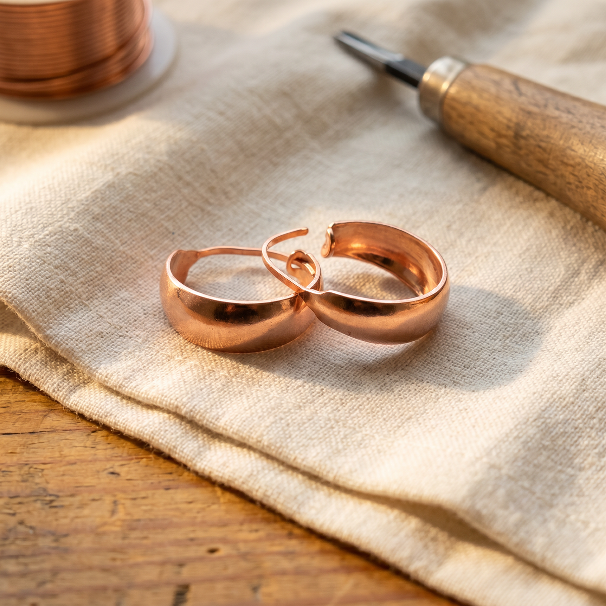 Sue & Georgie's Dell Copper Earrings