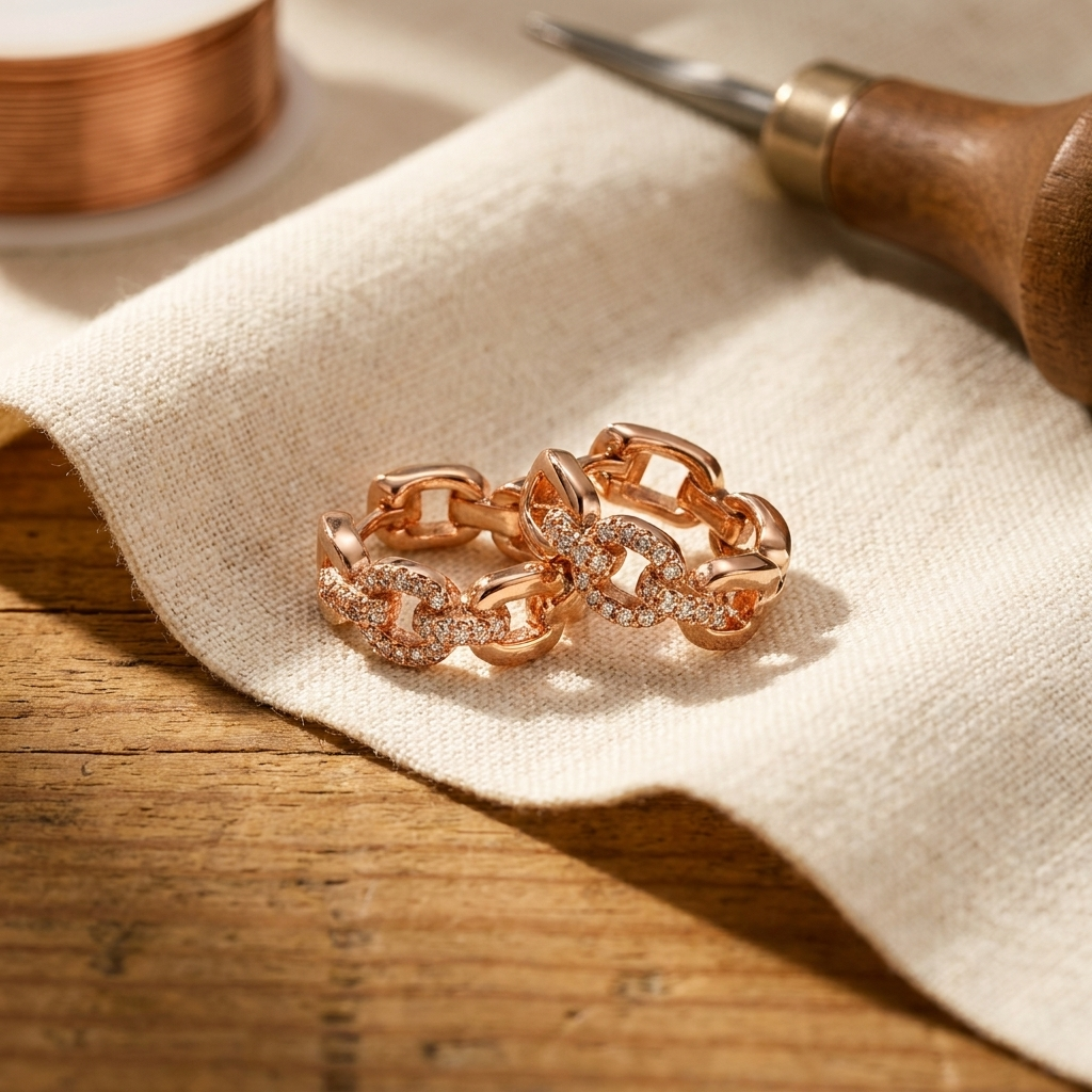 Sue & Georgie's Tor Copper Earrings