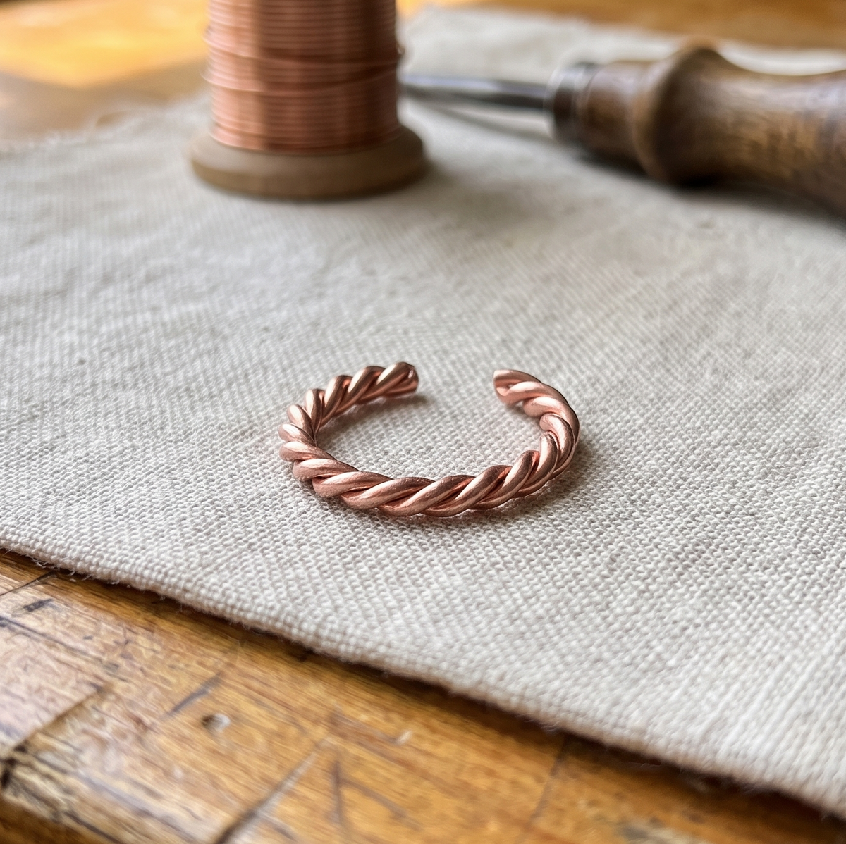 Sue & Georgie's Copper Tensor Ring