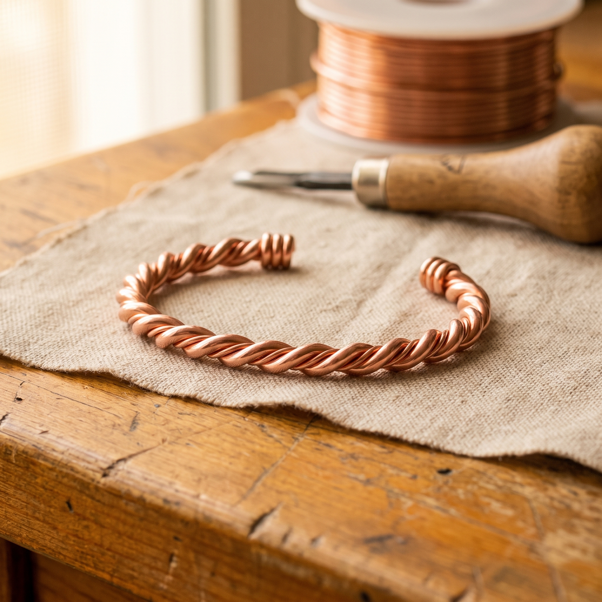 Sue & Georgie's Tensor Copper Bracelet