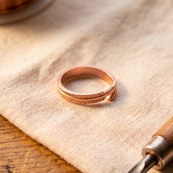 Sue & Georgie's Root Copper Ring